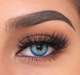 Lentes de contacto de color azul Himalaya